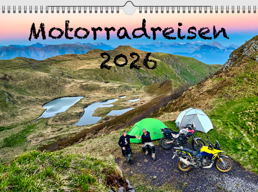 DIN A 3 Wandkalender 'Motorradreisen 2026'